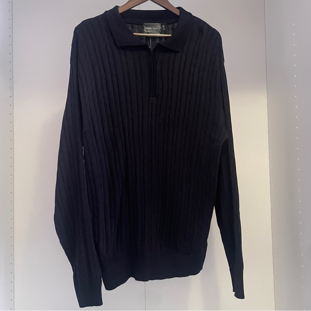 Gran Sasso half-zip cardigan